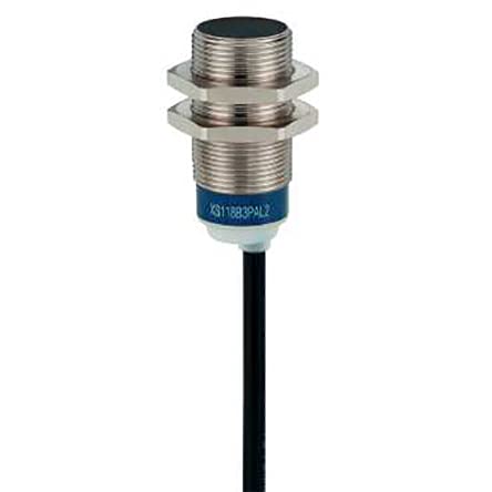 Telemecanique Sensors XS618B1PAL5 Sensor inductivo, XS6, M18 - L 61,4 mm, latón, Sn 8 mm, 12 48 V CC, longitud del cable 5 m