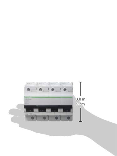 Schneider Electric A9N18374 Interruptor Automático Magnetotérmico C120N, 4P, 100A, curva C