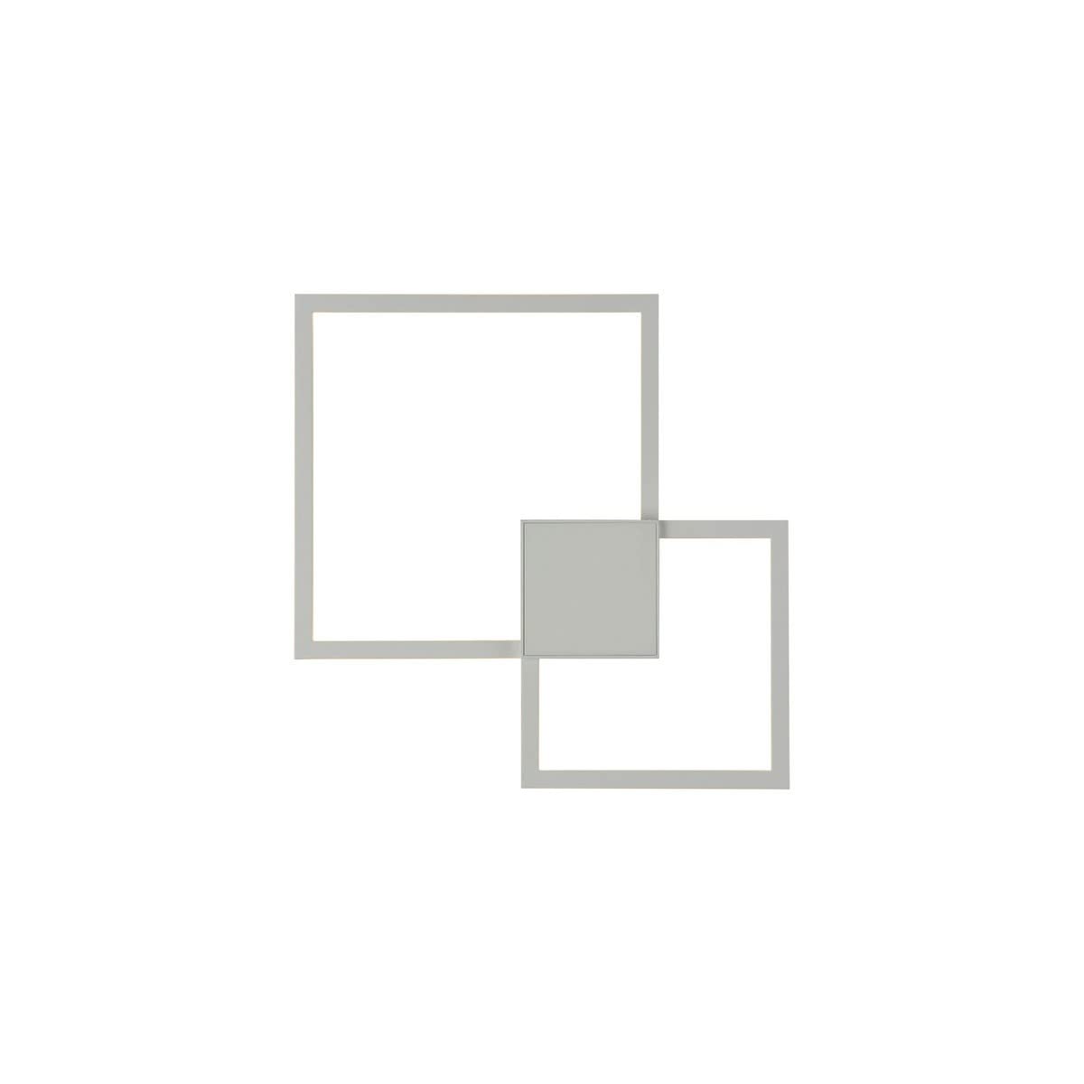 Plafonnier/applique LED Mantra Inspired Double 48W 3000K 3600lm blanc