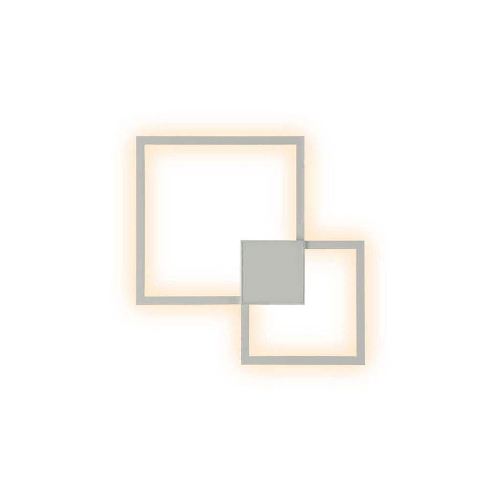 Plafonnier/applique LED Mantra Inspired Double 48W 3000K 3600lm blanc