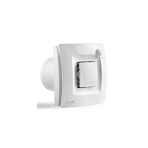 Unelvent Silent Dual 60m3/h - Aireador de flujo permanente, detección de presencia y humedad, 7 W permanente