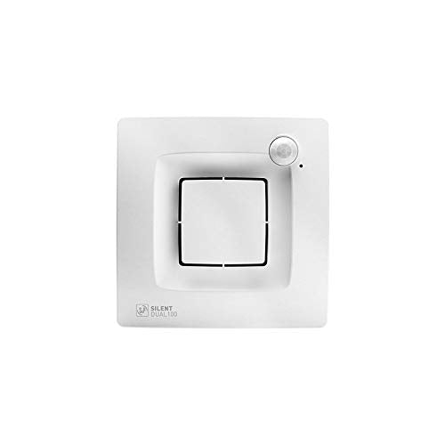 Unelvent Silent Dual 60m3/h - Aireador de flujo permanente, detección de presencia y humedad, 7 W permanente