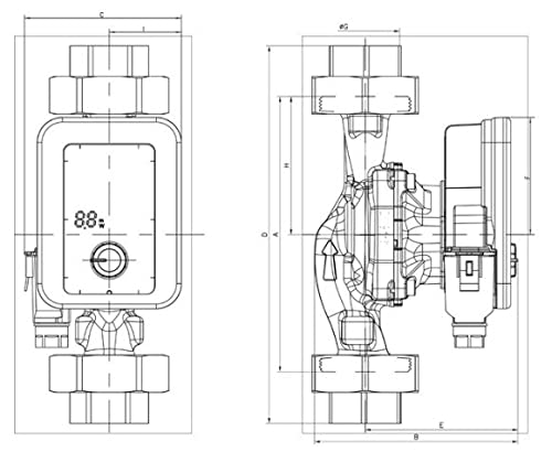 Baxi QUANTUM MAXI 1045 High-efficiency heating and cooling circulation pump…