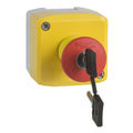 Schneider Electric XALK188H Harmony Control Station 1 Red Mushroom Push Button 40mm Key