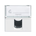 Legrand 076565 Mosaic - Prise RJ45 informatique et téléphonique (2 modules)