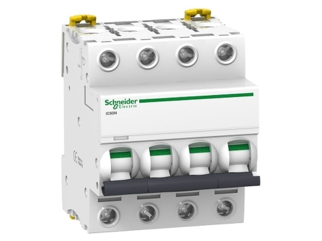 Schneider Electric A9F79416 Interruptor Automático Magnetotérmico iC60N, 4P, 16 A, curva C