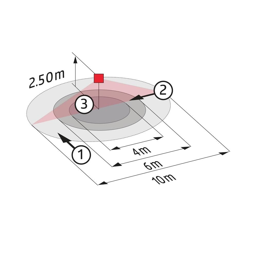 Détecteur de mouvement de plafond BEG 9194, modèle PD3-1C