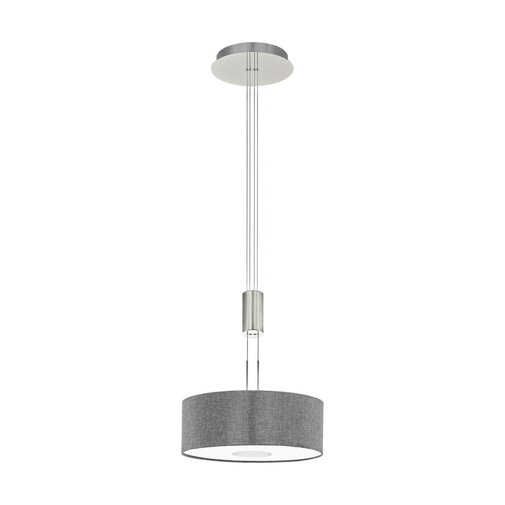 Eglo 95347 Matt Nickel Chrome Ceiling Light