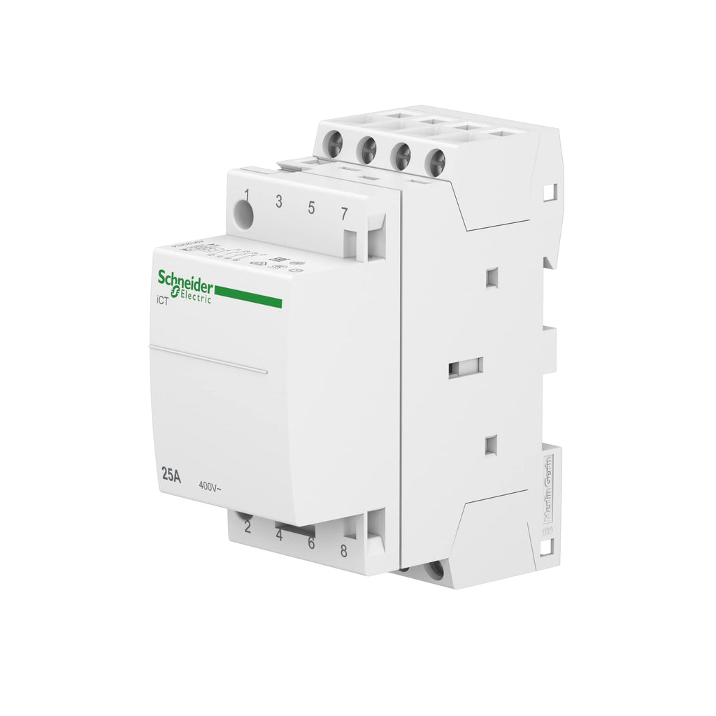 Schneider Electric A9C20834 Contactor Modular Ict, 2P, 2 No, 25 A, 220-240 V Ca