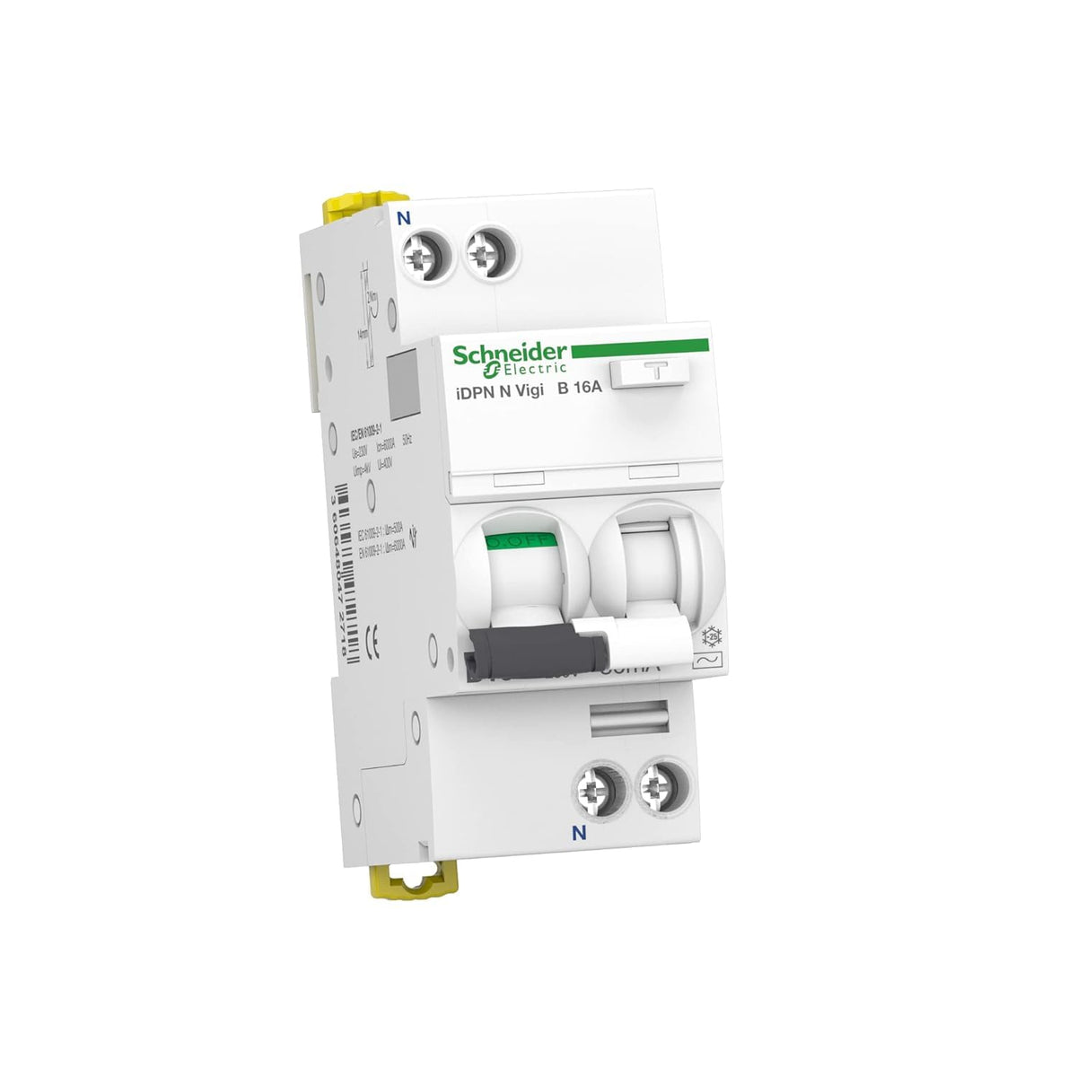 Schneider Electric A9D56616 Interruptor Diferencial iDPN N Vigi - 1P+N - 16A - 30mA clase A