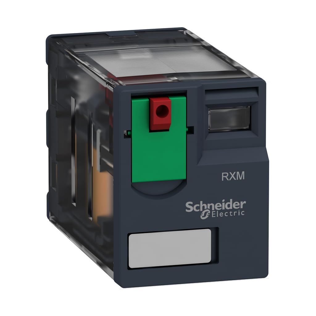 Schneider Electric RXM4AB1B7 Relé de Miniatura Enchufable, Zelio RXM, 4 Ca, 24 V Ca