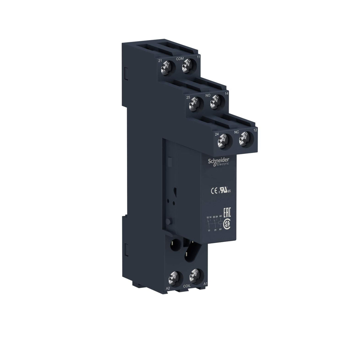 Schneider Electric RSB2A080P7S Relé Interface Enchufable, Zelio RSB, Completa Con Toma, 2 Ac, 230 V Ca