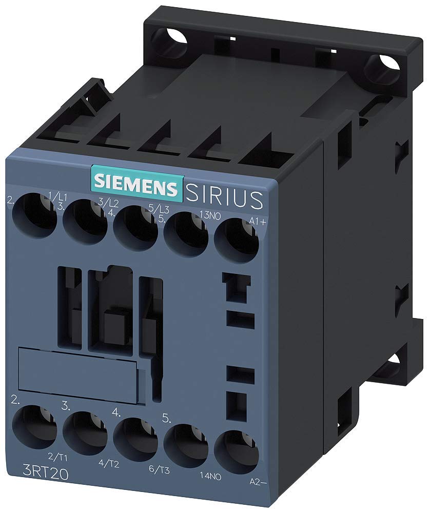 Siemens 3RT2017-1BB41 Contactor magnético CONT.AC-3 5,5Kw 400V 1NA DC 24V S00
