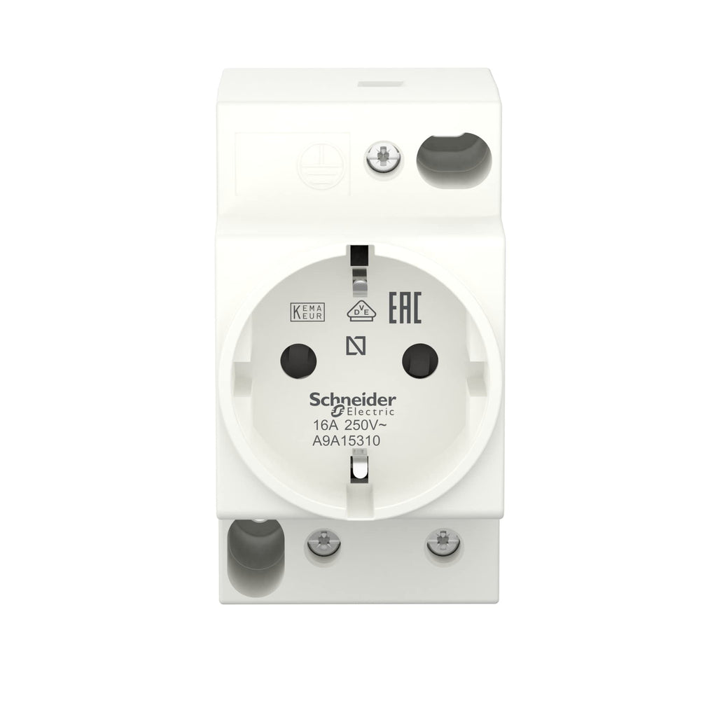 Schneider Electric A9A15310 Toma de Corriente Modular IPC 16 A UE 250 V 2 P T KEMA VDE
