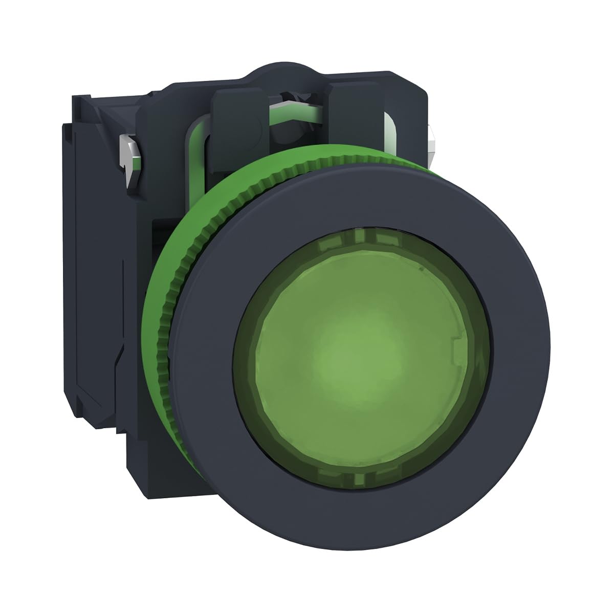 Schneider Electric XB5FW33M5 PULS.FLUSH LUM.VERDE LED 230V AC 1NA 1NC