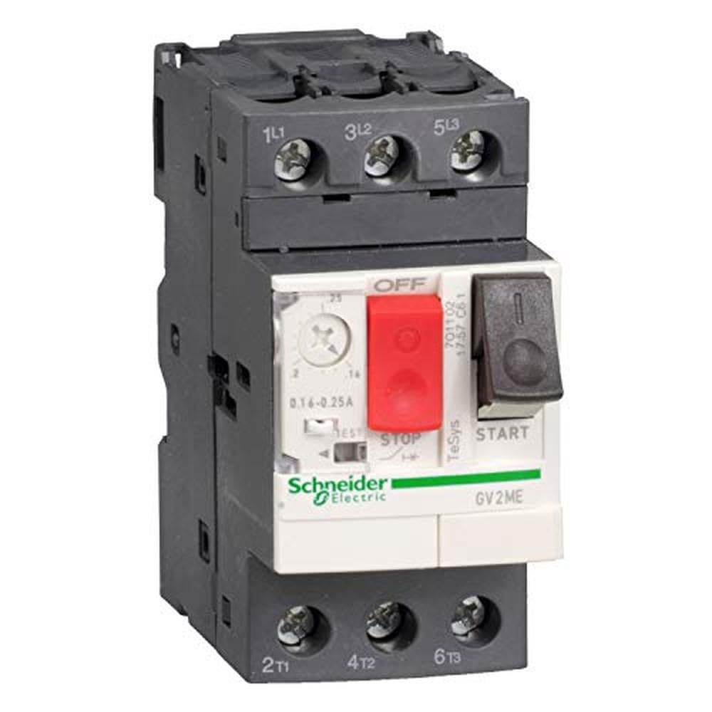 Schneider Electric GV2ME05 TeSys Disyuntor Magnetotérmico 0.63-1A