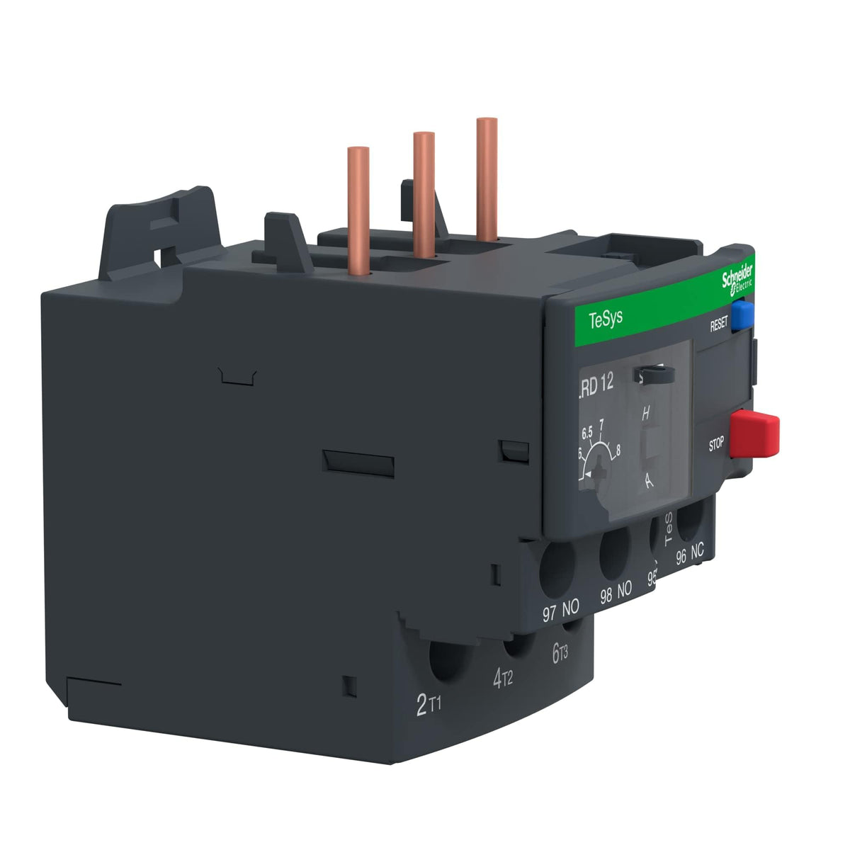 Schneider Electric LRD12 TeSys D Relais de protection thermique, 5,5-8 A, Classe 10A