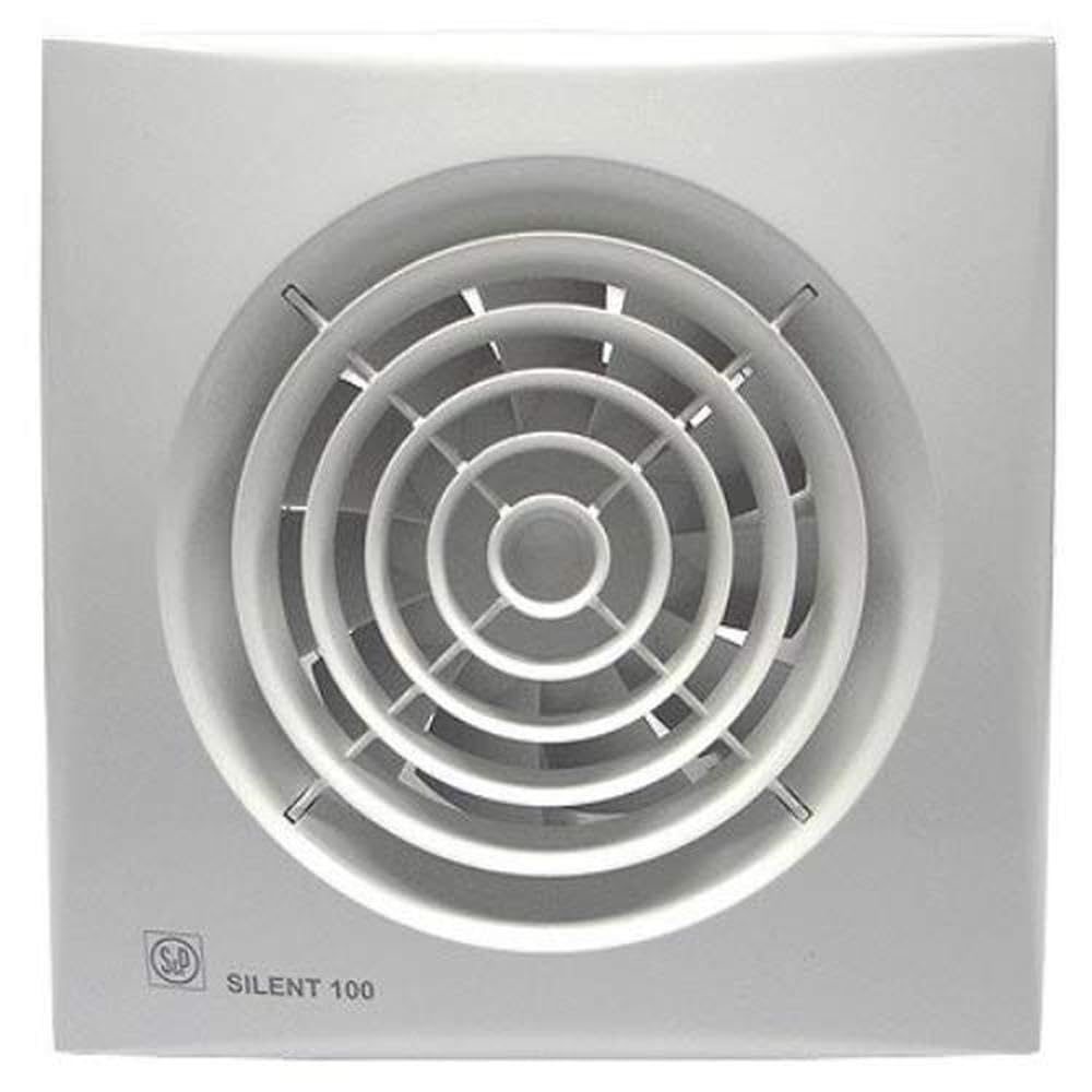S&P 5210401500 SILENT-100 CRZ Bathroom Extract Fans, 220-240V, 50Hz