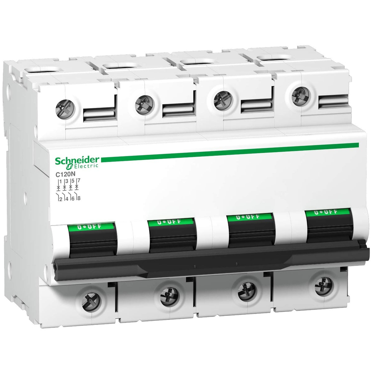 Schneider Electric Interruptor Magnetotérmico A9N18393 4P 125A Curva D