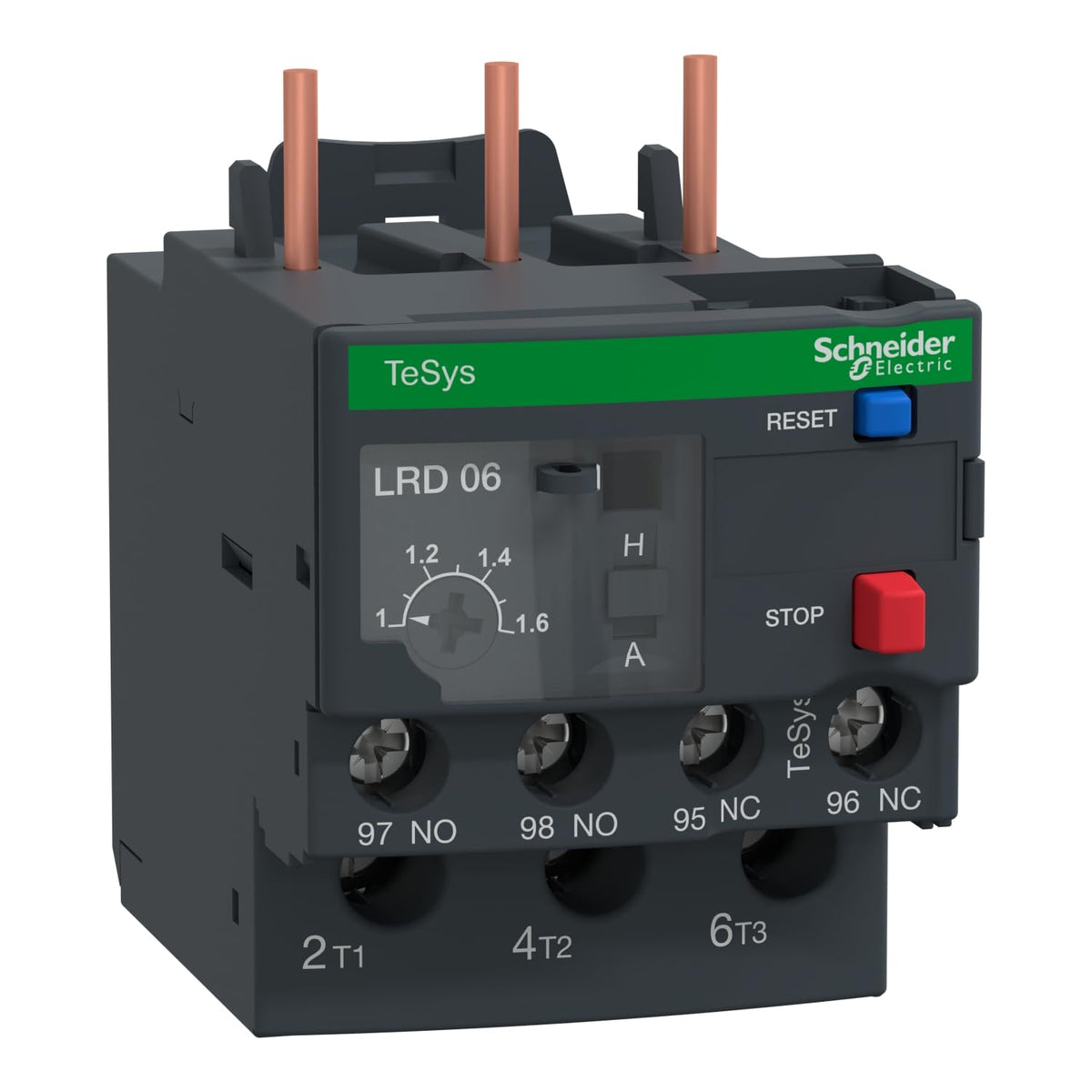Schneider Electric LRD06 TeSys D Thermal Overload Relays, 1.1-1.6 A, Class 10A