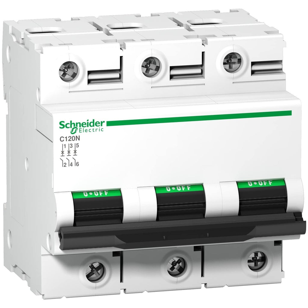 Schneider Electric A9N18365 Interruptor Magnetotérmico C120N 3P 80A curva-C