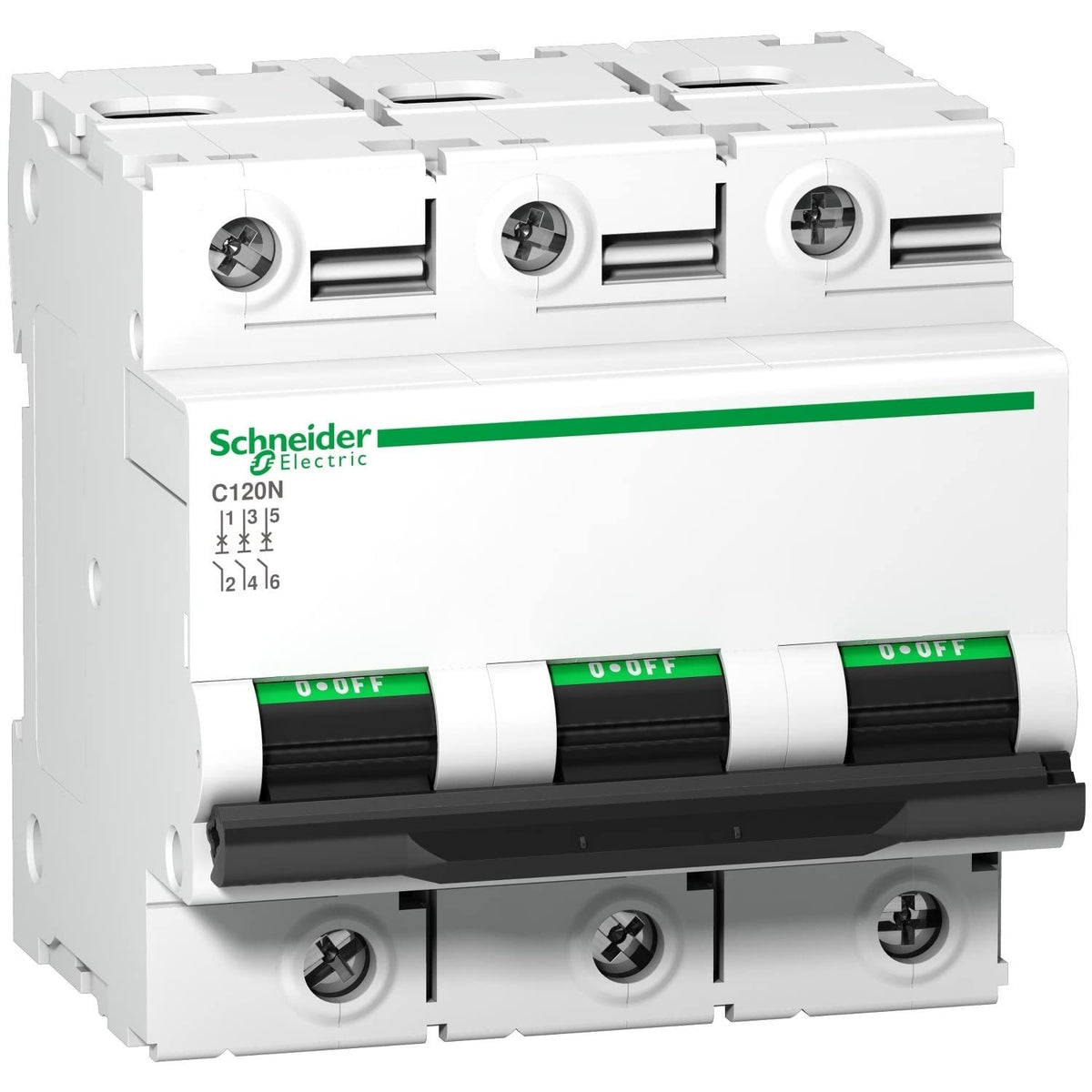 Schneider Electric A9N18365 Interruptor Magnetotérmico C120N 3P 80A curva-C
