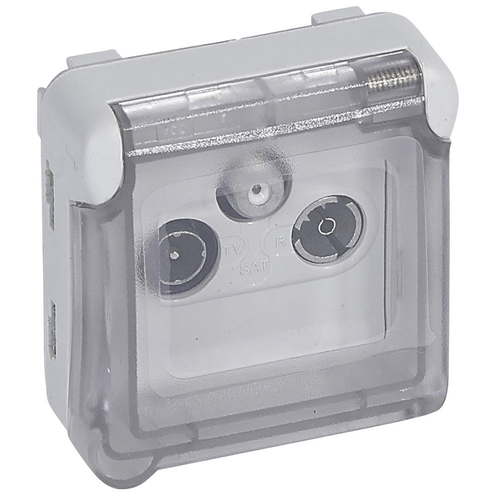Legrand Base TV-R-SAT estanco modular Legrand Plexo 069558 IP55