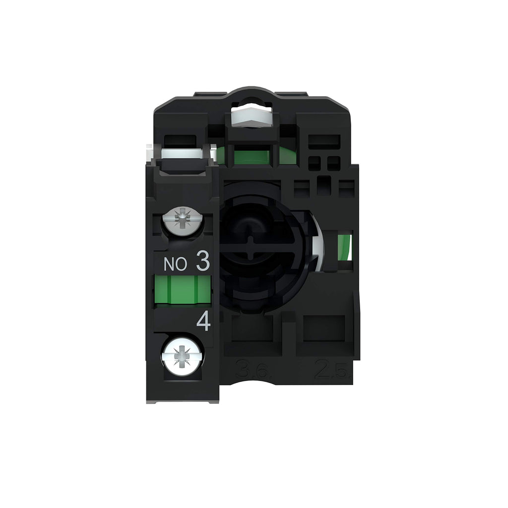 Schneider Electric XB5AA31 Harmony XB5 Green Pushbutton, Normally Open (NO)