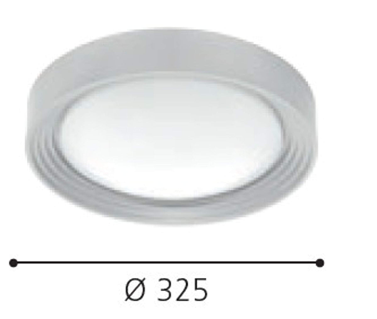 Eglo Ontaneda 97212 Lámpara de Pared/Techo 11W Plateado