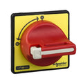 Schneider Electric KCF1PZ Tesys Vario, Mando Giratorio Frontal Kcf Para V3, V4 - Maneta Roja - 3 Candados