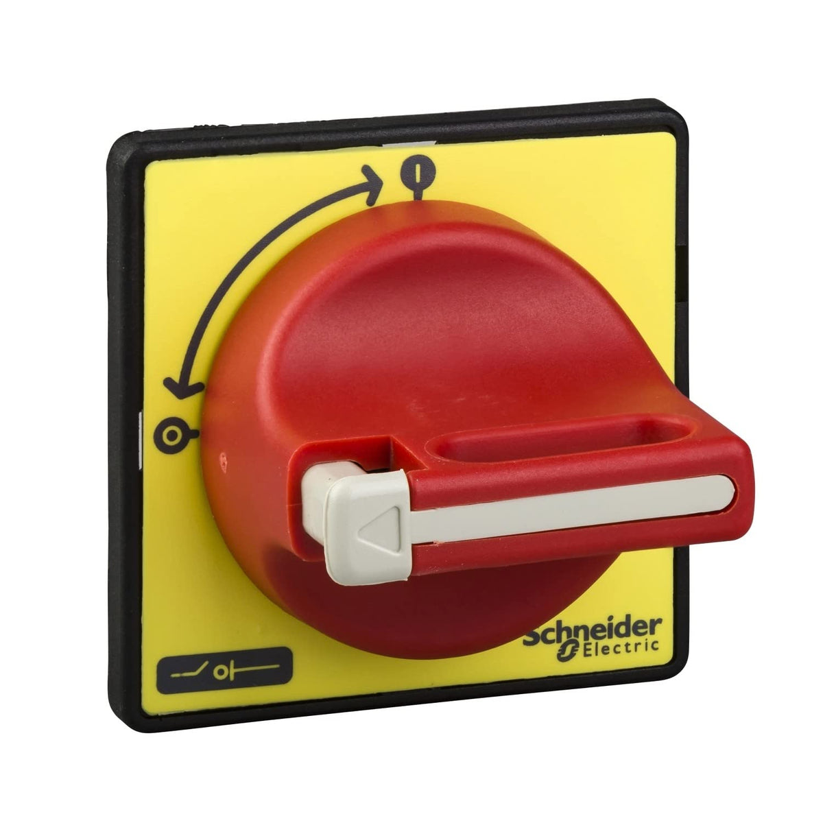 Schneider Electric KCF1PZ Tesys Vario, Mando Giratorio Frontal Kcf Para V3, V4 - Maneta Roja - 3 Candados