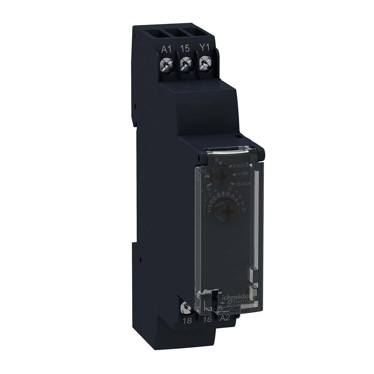 Schneider Electric RE17RBMU Temporizador Repos Con Mando, 24Vdc/24-240Vac
