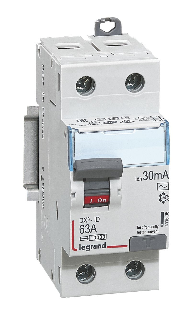 Legrand 411506 Interruptor Diferencial DX3 2P 63A 30mA Clase AC