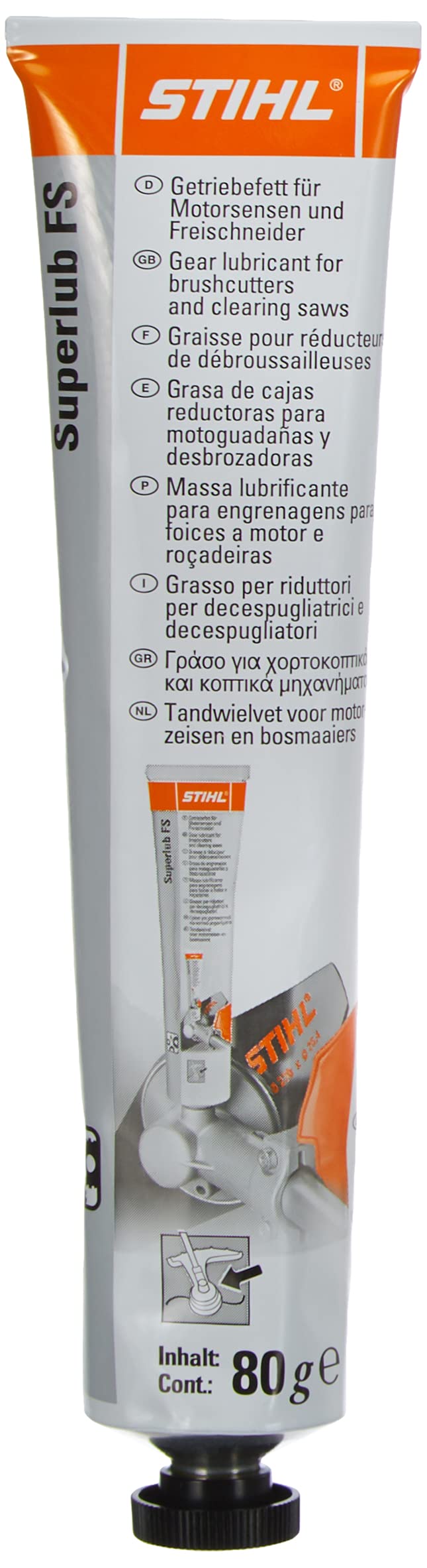 Grasa Especial STIHL SUPERLUB FS Para Engranajes De Desbrozadora Trimmer 80g 07811201117