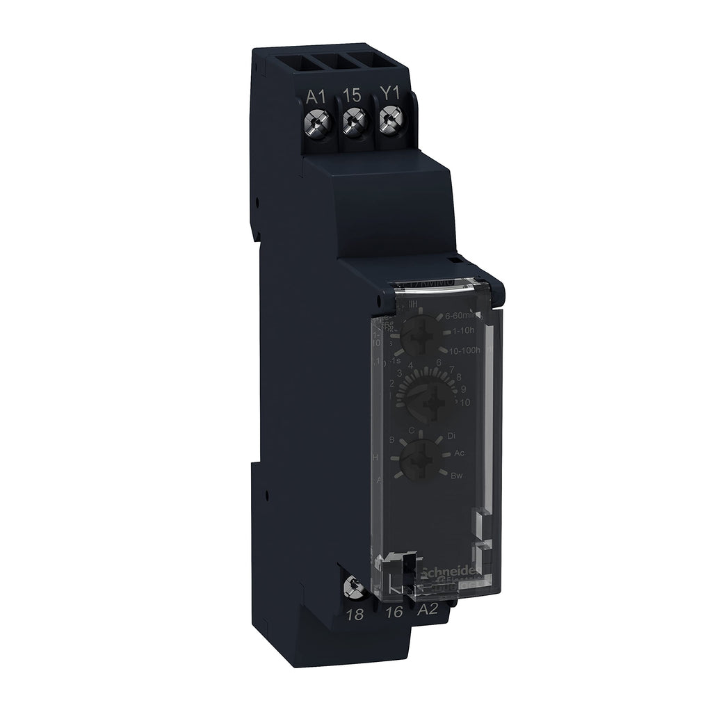 Schneider Electric RE17RMMU Minuteur multifonction 24 V CC/24-240 V CA Relais