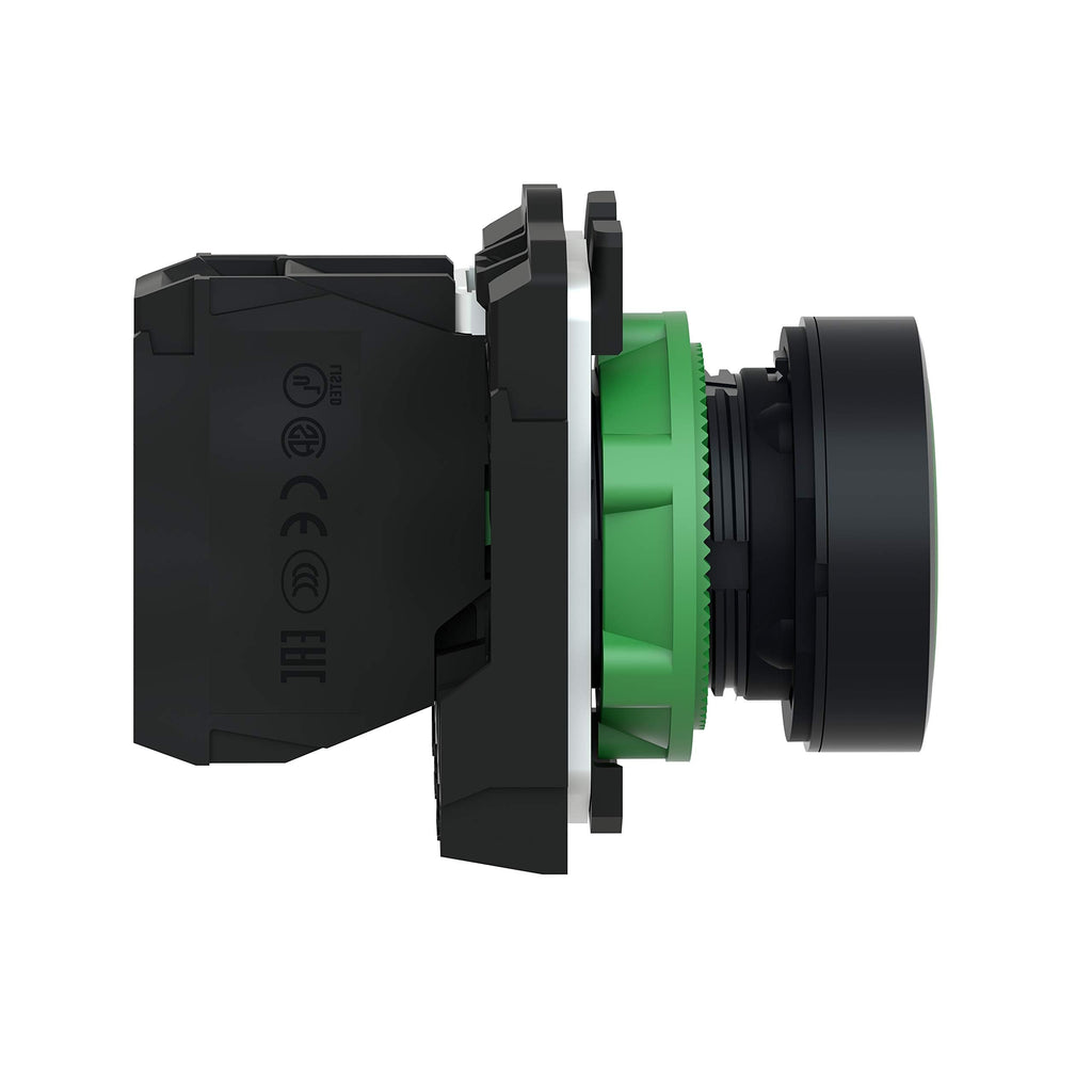 Schneider Electric XB5AA31 Harmony XB5 Green Pushbutton, Normally Open (NO)