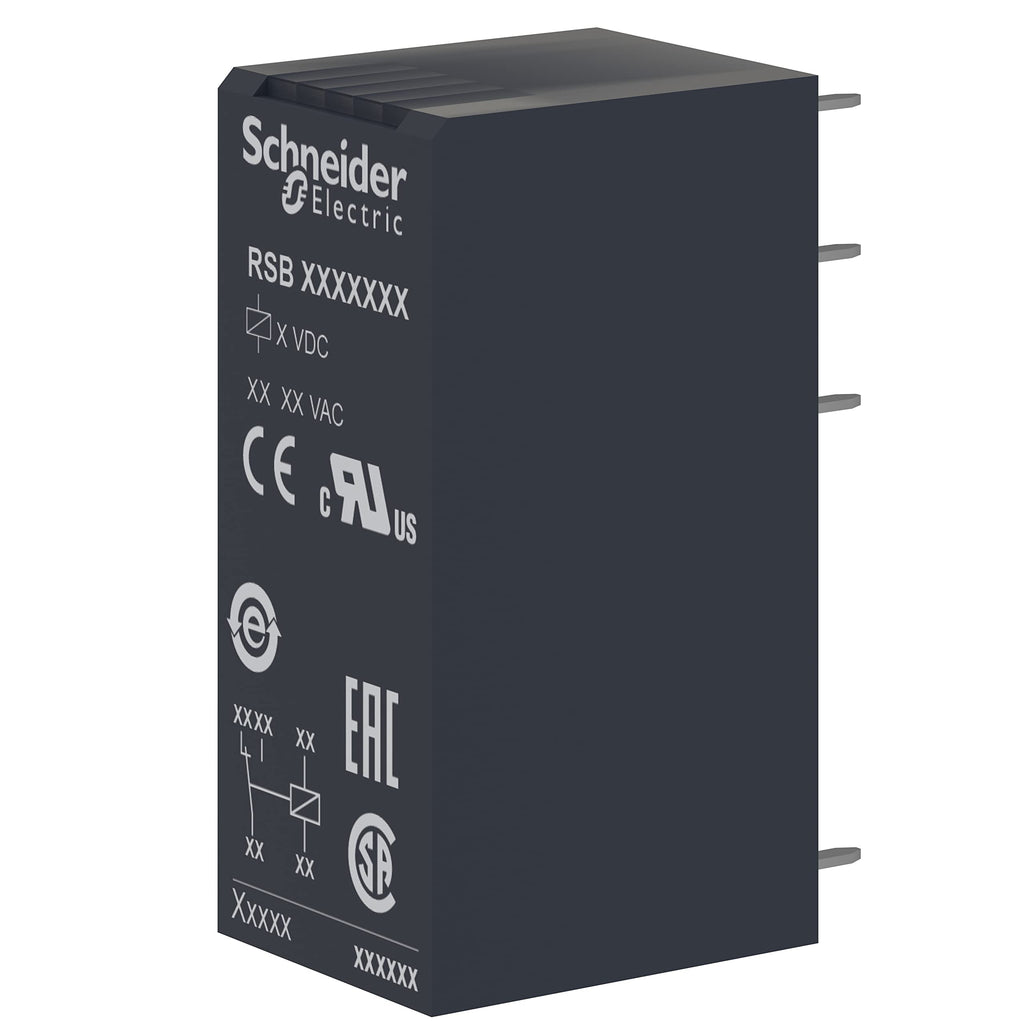 Schneider Electric RSB2A080P7 Relé Interface Enchufable, Zelio RSB, 2 Ac, 230 V Ca