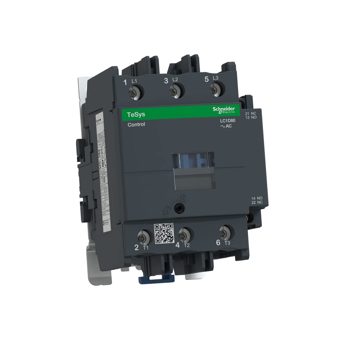 Schneider Electric LC1D80P7 Contactor 80A 1 NO/1 NC 230V 50-60Hz