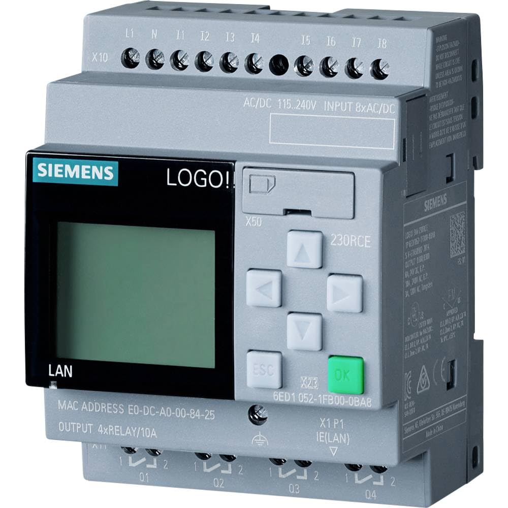 Siemens LOGO! 6ED1052-1FB08-0BA1 115V CC