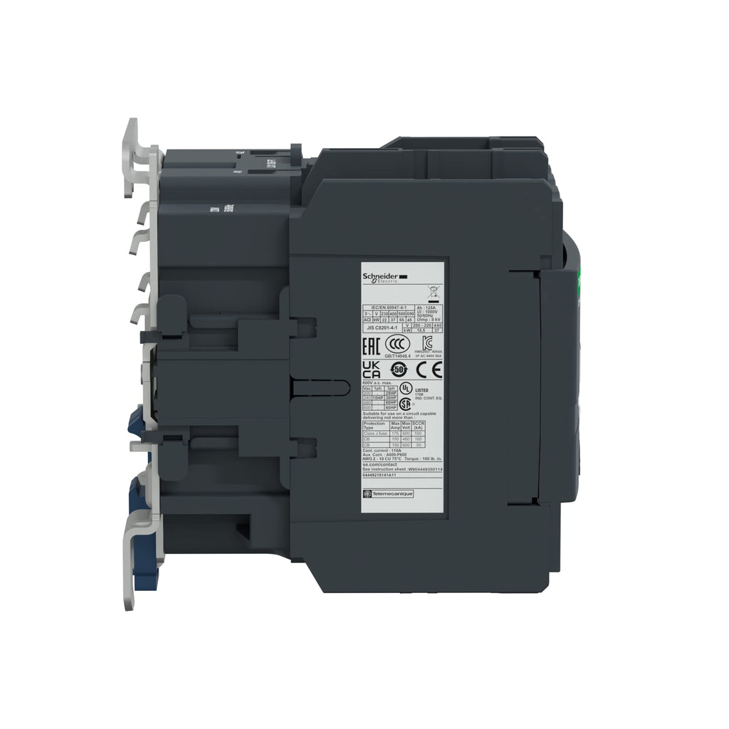Schneider Electric LC1D80P7 Contactor 80A 1 NO/1 NC 230V 50-60Hz