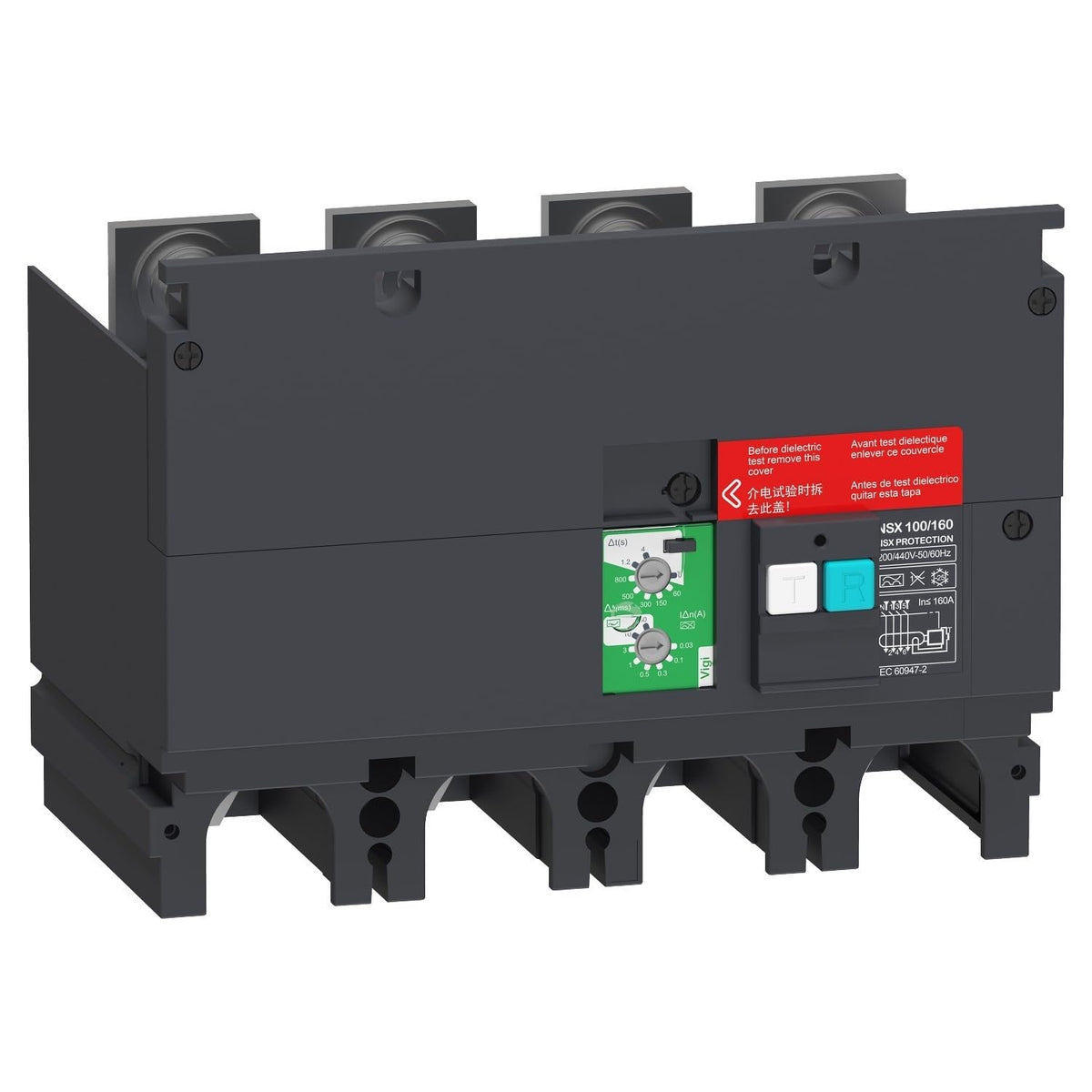 Schneider Electric LV429489 Módulo de protección diferencial auxiliar Vigi NSX100/160 4P 220-440VCA 0,03-10