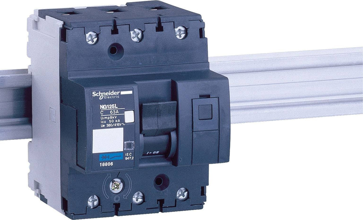 Schneider Electric 18848 Interruptor Magnetotérmico NG125L D 3P 10A 3P 10A
