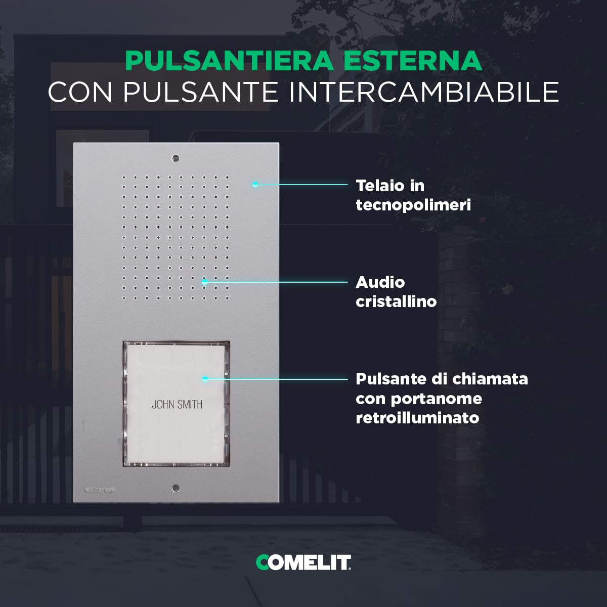 Comelit KCA0061 Kit Audio 2 Hilos Unifamiliar Ciao-Mini Comelit