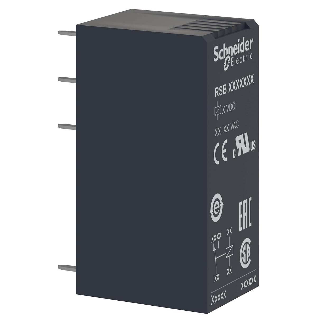 Schneider Electric RSB2A080P7 Relé Interface Enchufable, Zelio RSB, 2 Ac, 230 V Ca