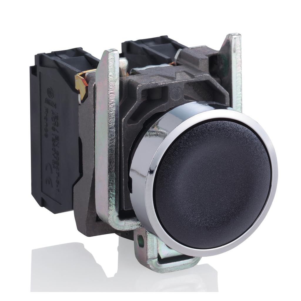 Schneider Electric XB4BA21 PULSADOR RASANTE Negro 1NA+1NC