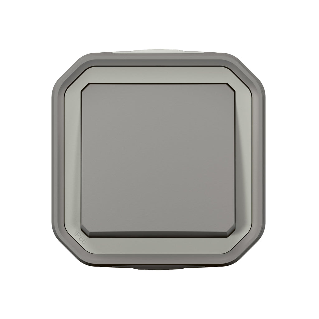 Legrand Conmutador Plexo 069711L superficie gris
