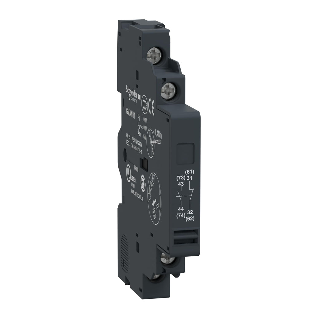 Schneider Electric GVAN11 Contacto Aux. Lateral p/GV2 1NA+1NC