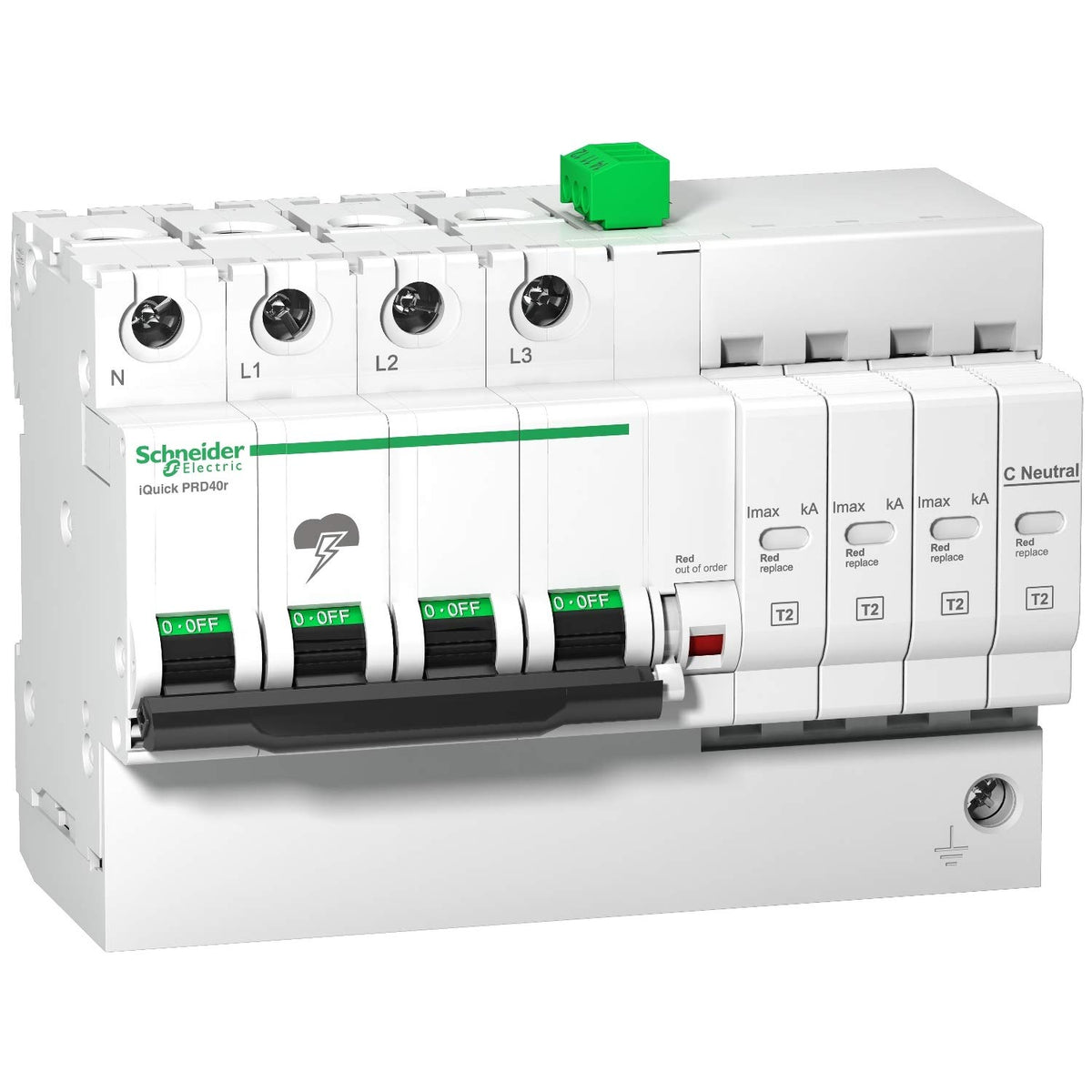 Schneider Electric A9L16294 Surge arrester QUICK PRD40R 3P+N