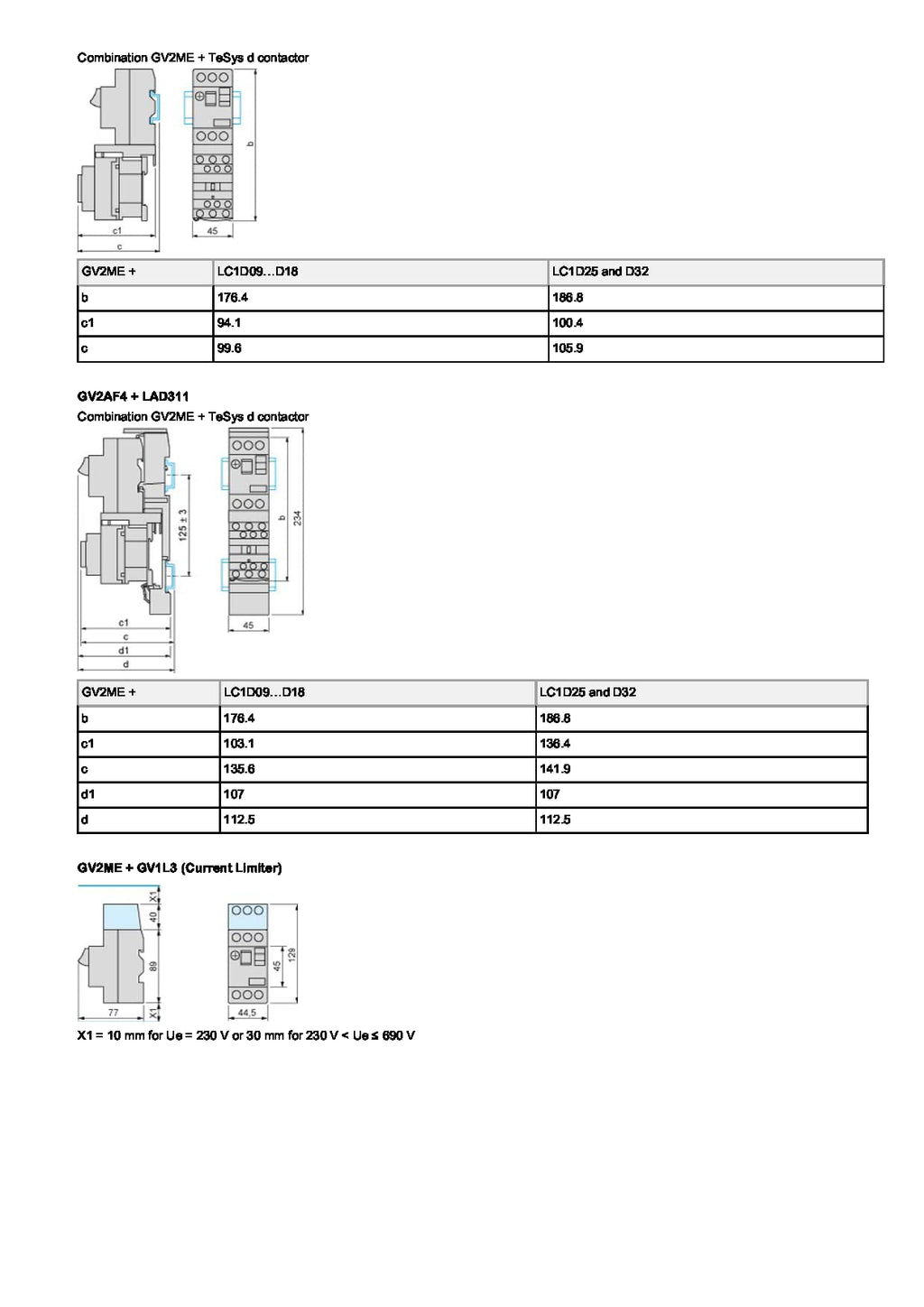 Schneider Electric GV2ME10  Disyuntor de motor magnetotérmico 4-6,3A