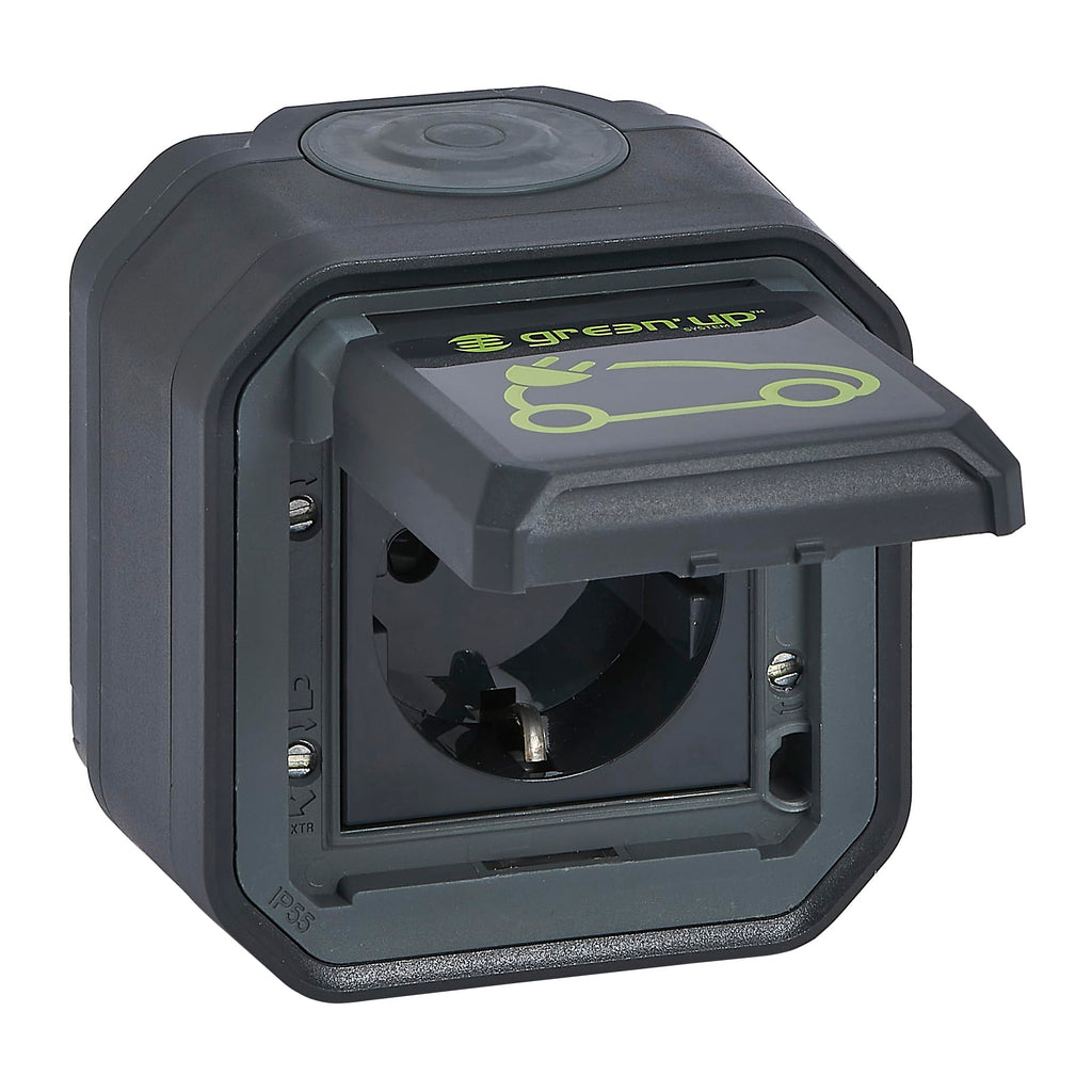 LEGRAND 069708L Base corriente carga vehículo eléctrico monobloc superficie